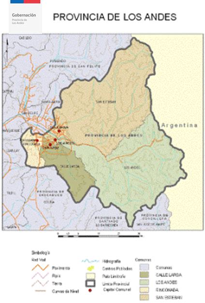 comunas provincia de los andes